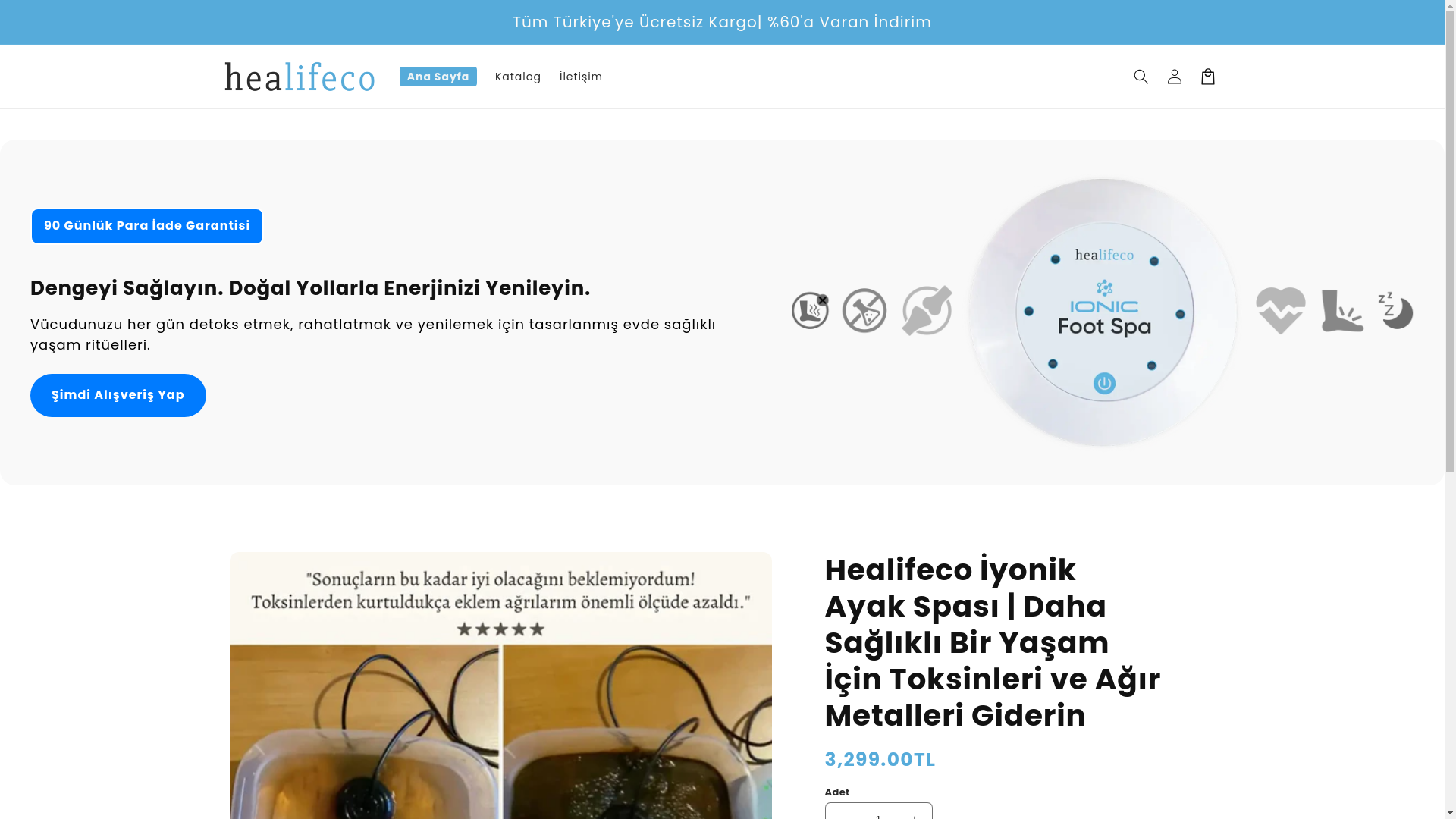 website screenshot of https://healifecotr.com/
