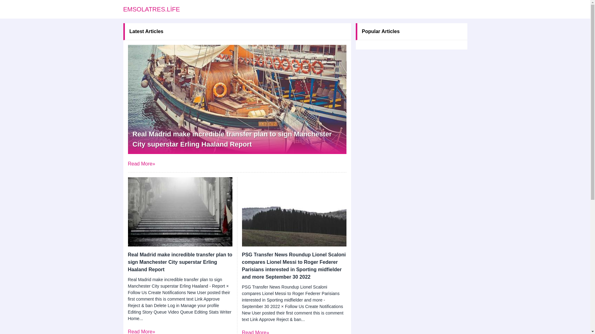 website screenshot of https://emsolatres.life/