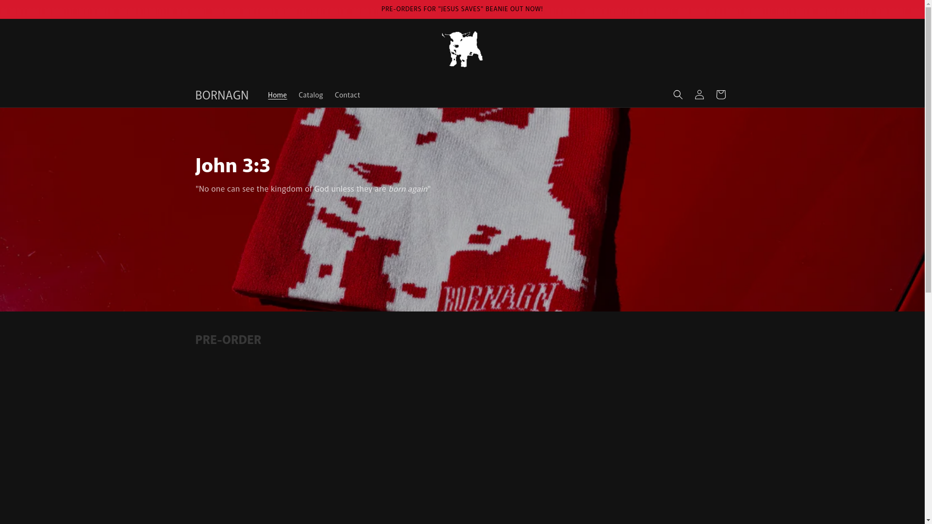 website screenshot of https://bornagn.us/