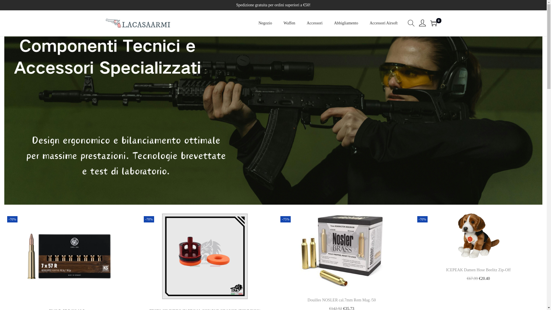 website screenshot of https://lacasaarmi.com/