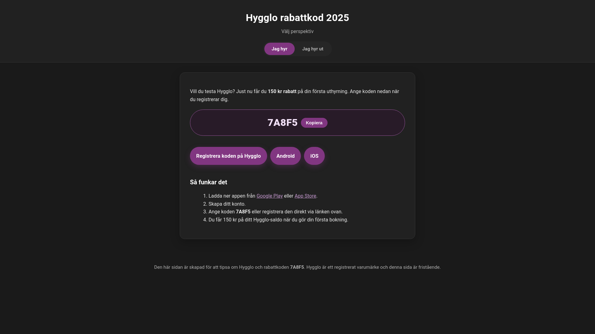 website screenshot of https://rabattkod.pages.dev/