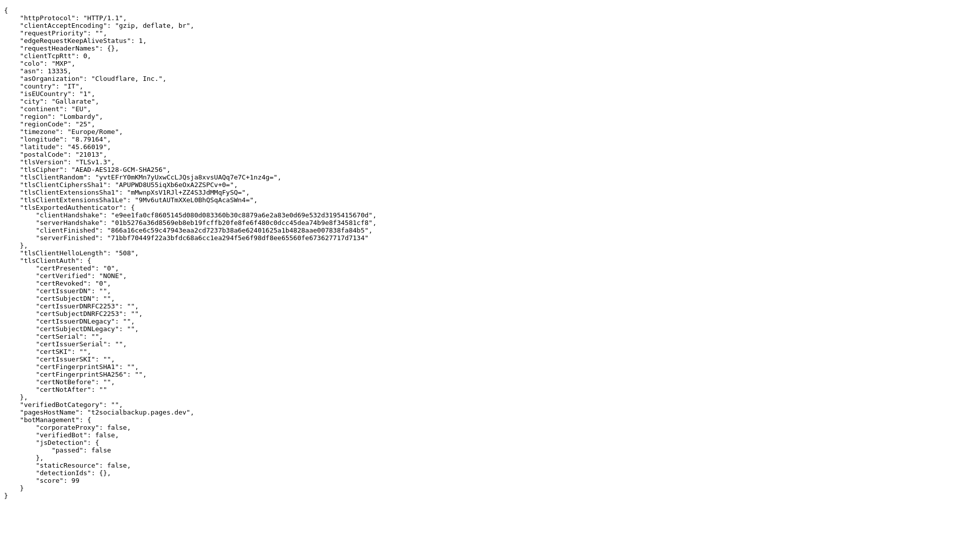 website screenshot of https://t2socialbackup.pages.dev/