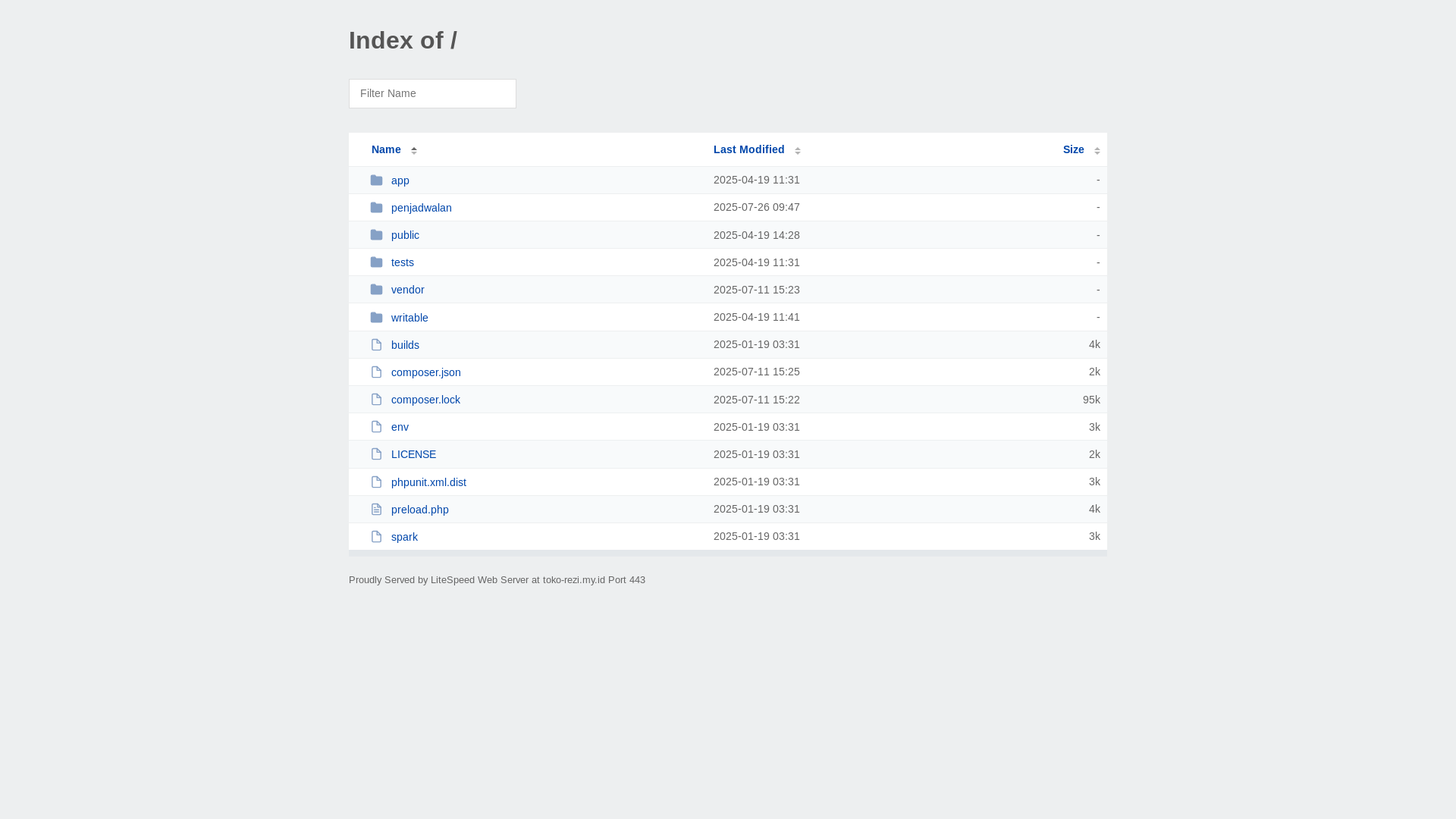 website screenshot of https://toko-rezi.my.id/