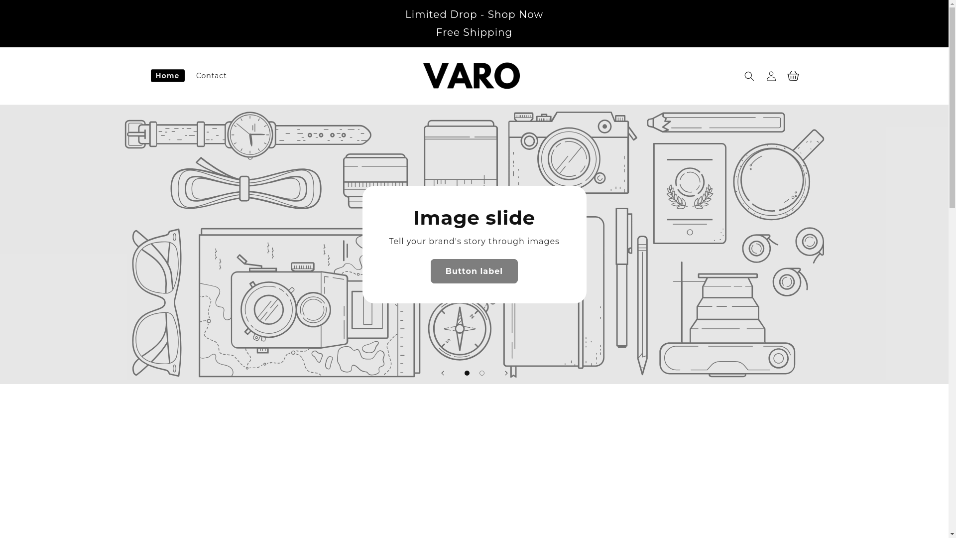 website screenshot of https://storevaro.com/