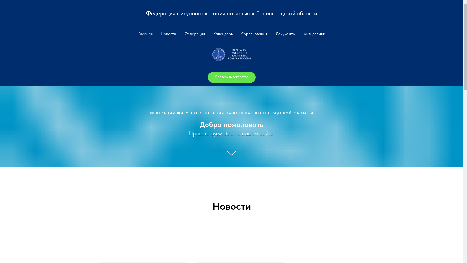 website screenshot of https://fed-iceskate-lo.ru/