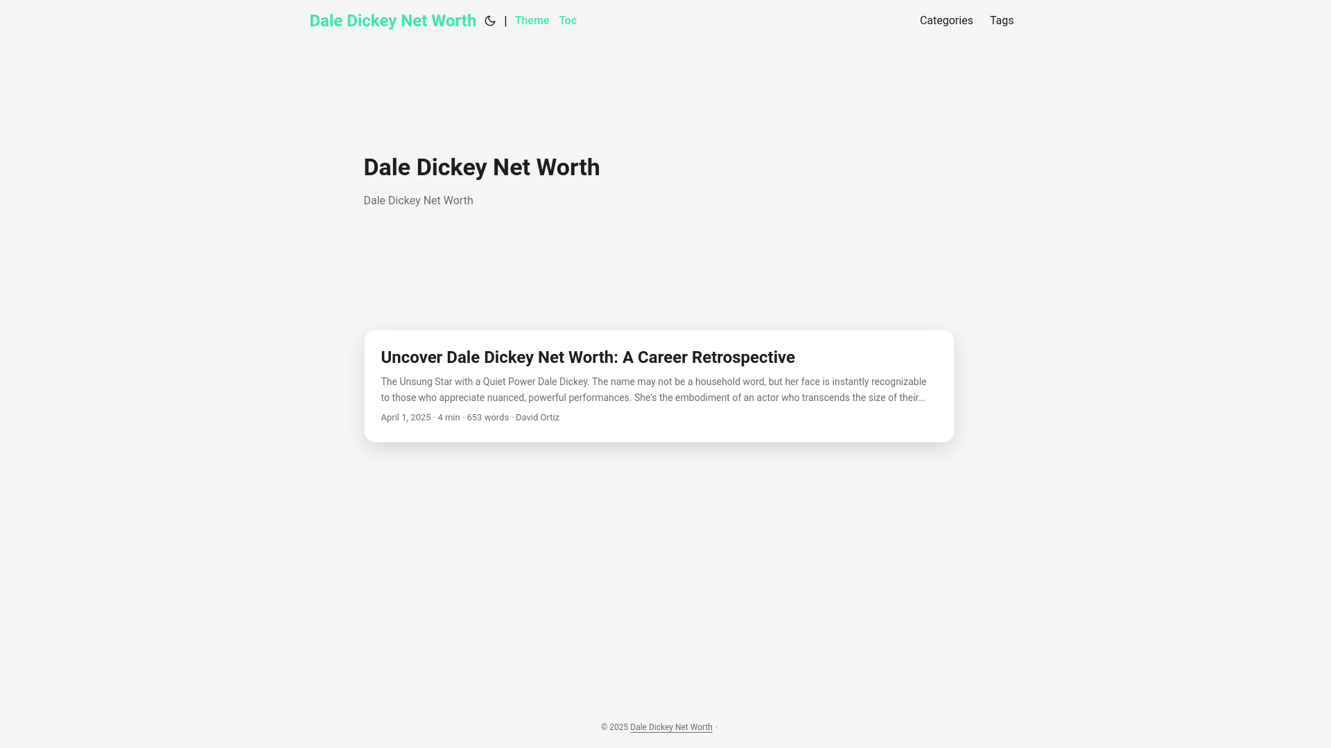 website screenshot of https://dale-dickey-net-worth20250907.pages.dev/