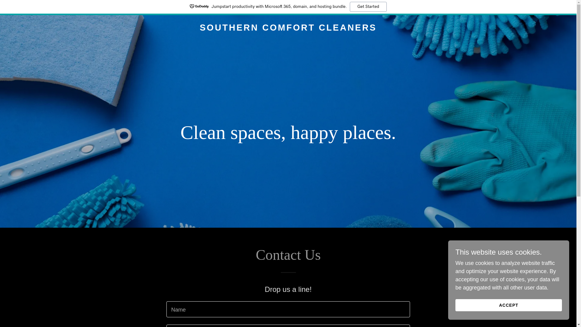 website screenshot of https://southerncomfortcleaner.com/