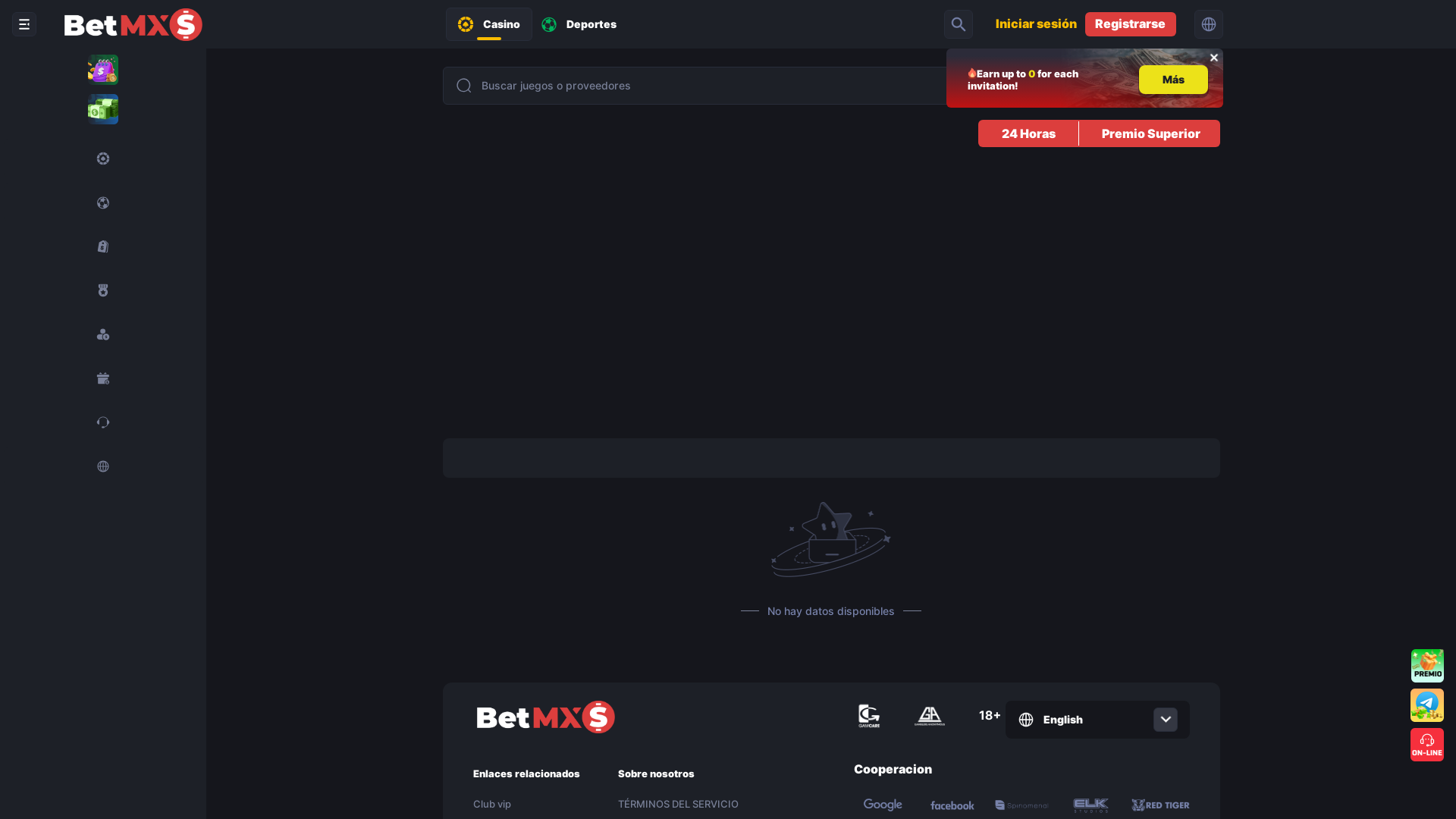 website screenshot of https://mexgana-0m.top/