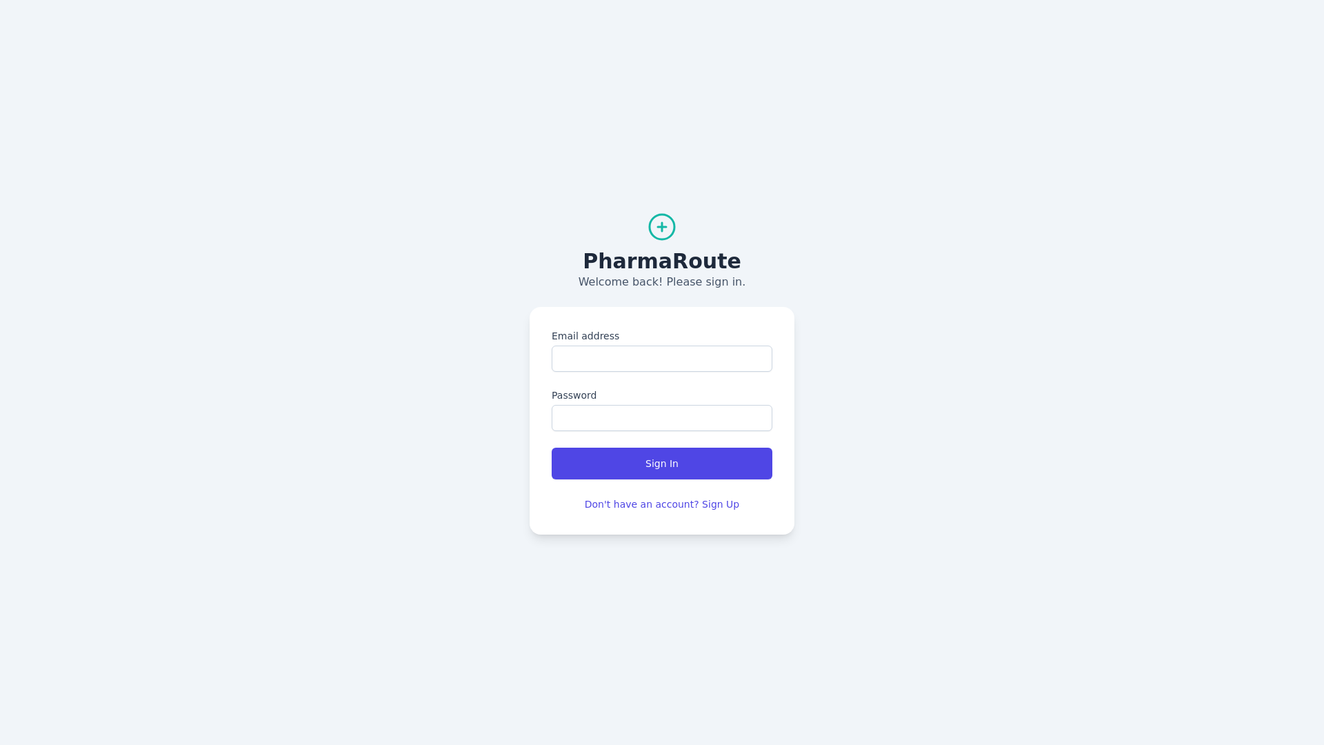 website screenshot of https://pharmaroute.pages.dev/