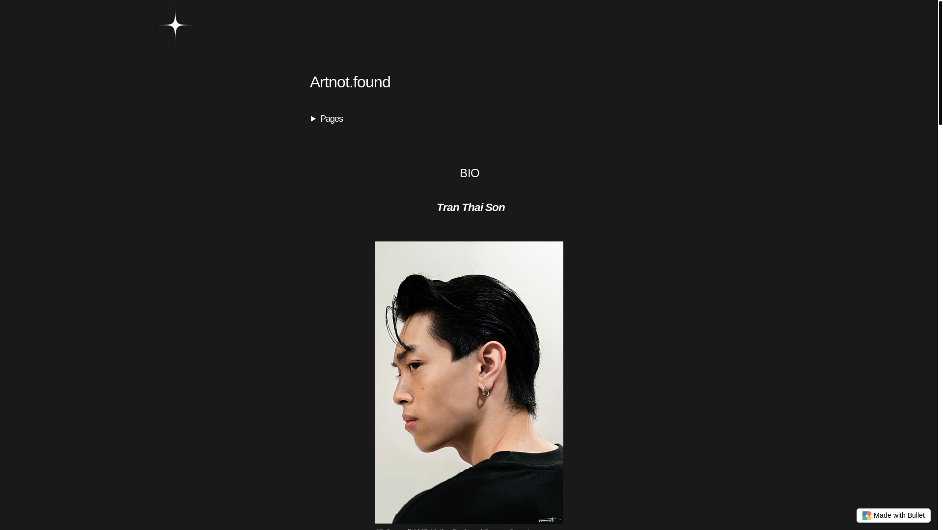 website screenshot of https://artnotfound-portfolio-bullet.pages.dev/