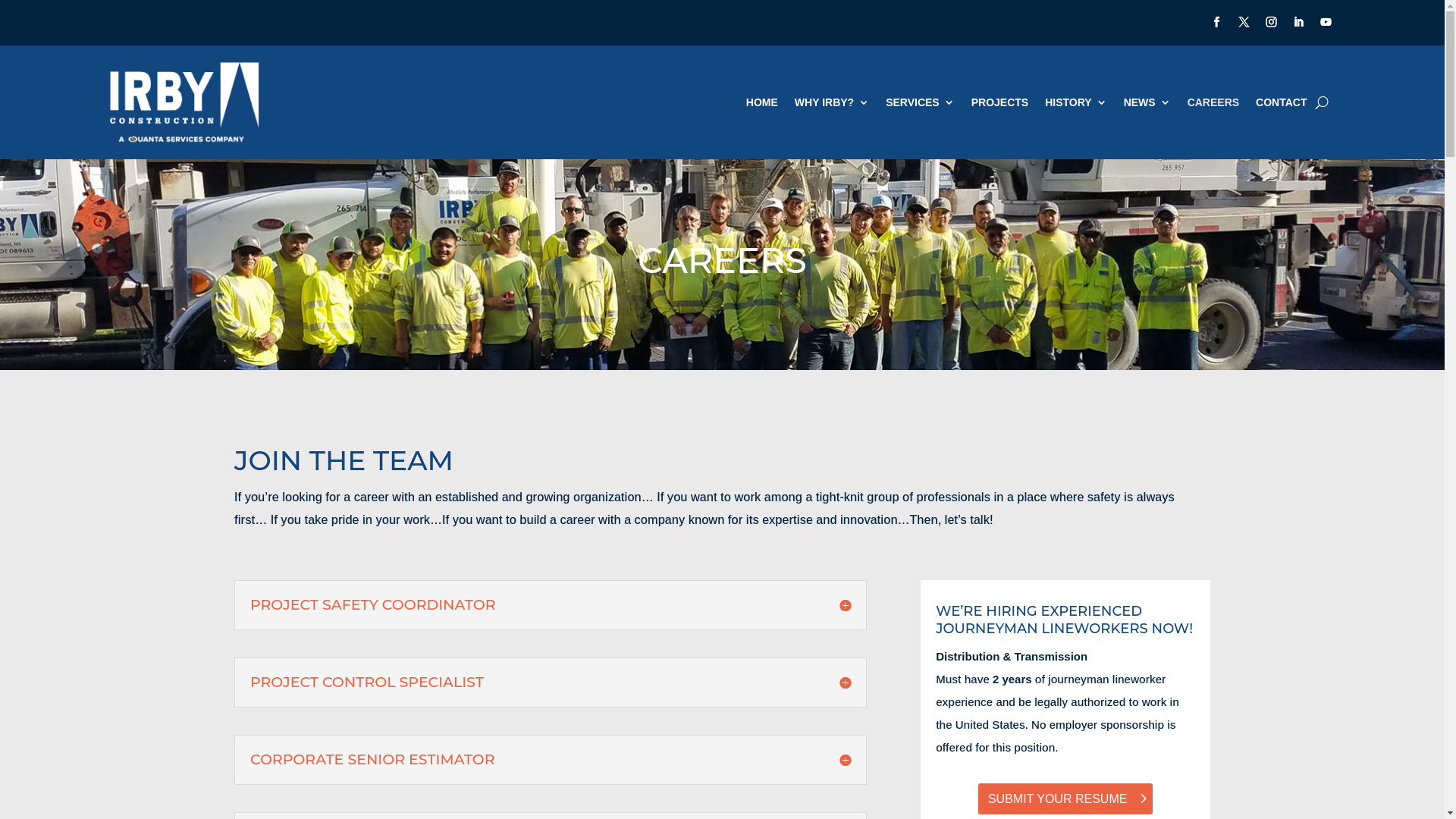 website screenshot of https://linemanjobs.com/
