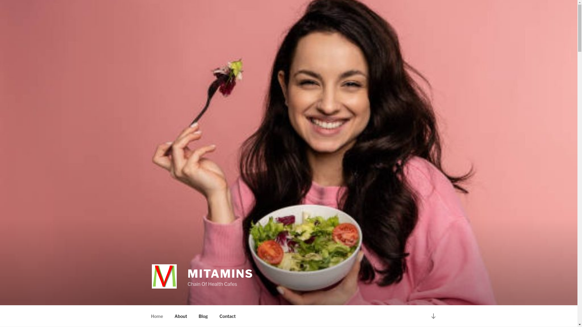 website screenshot of https://mitamins.cafe/