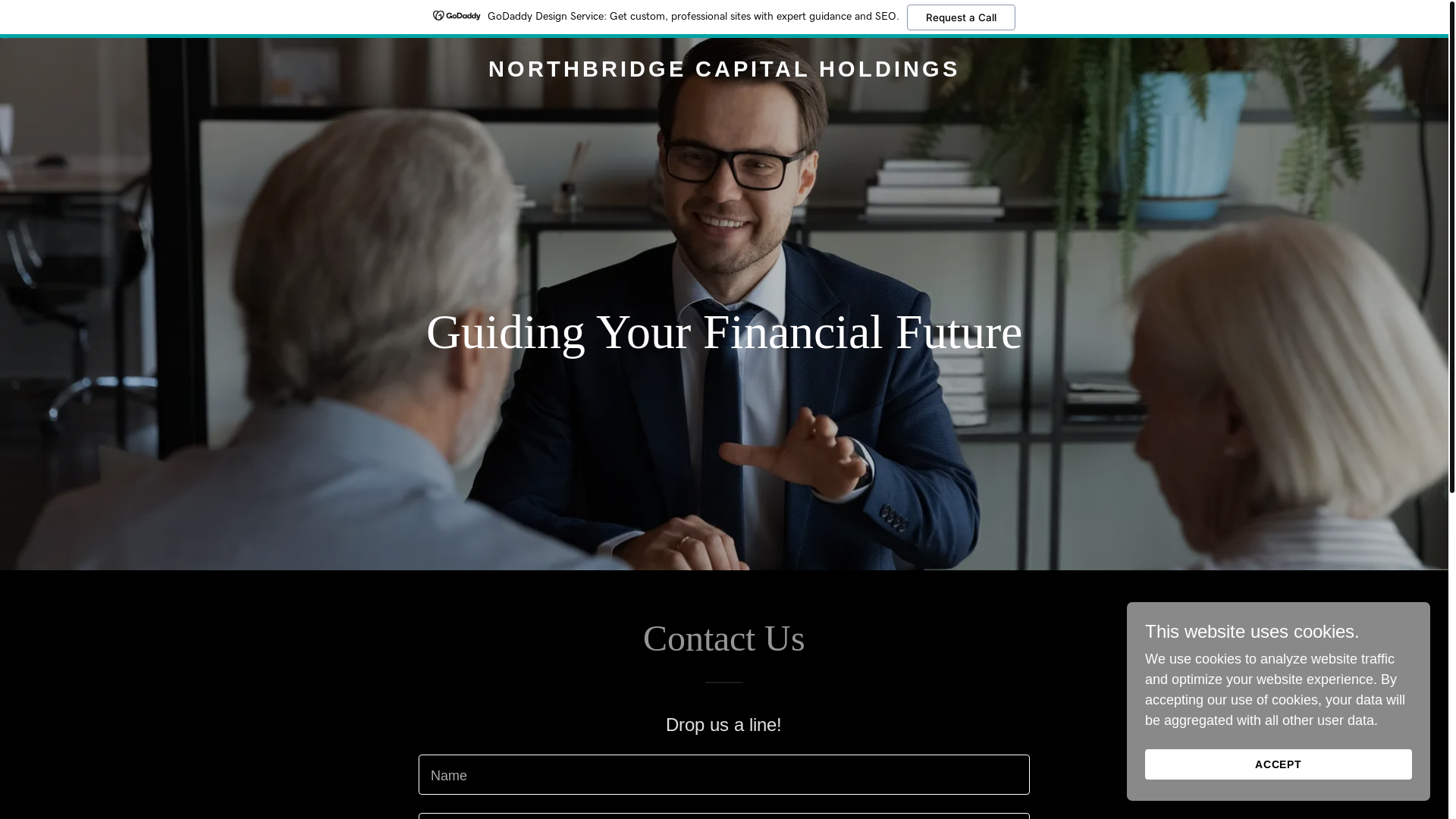 website screenshot of https://northbridgecapitalholdings.com/