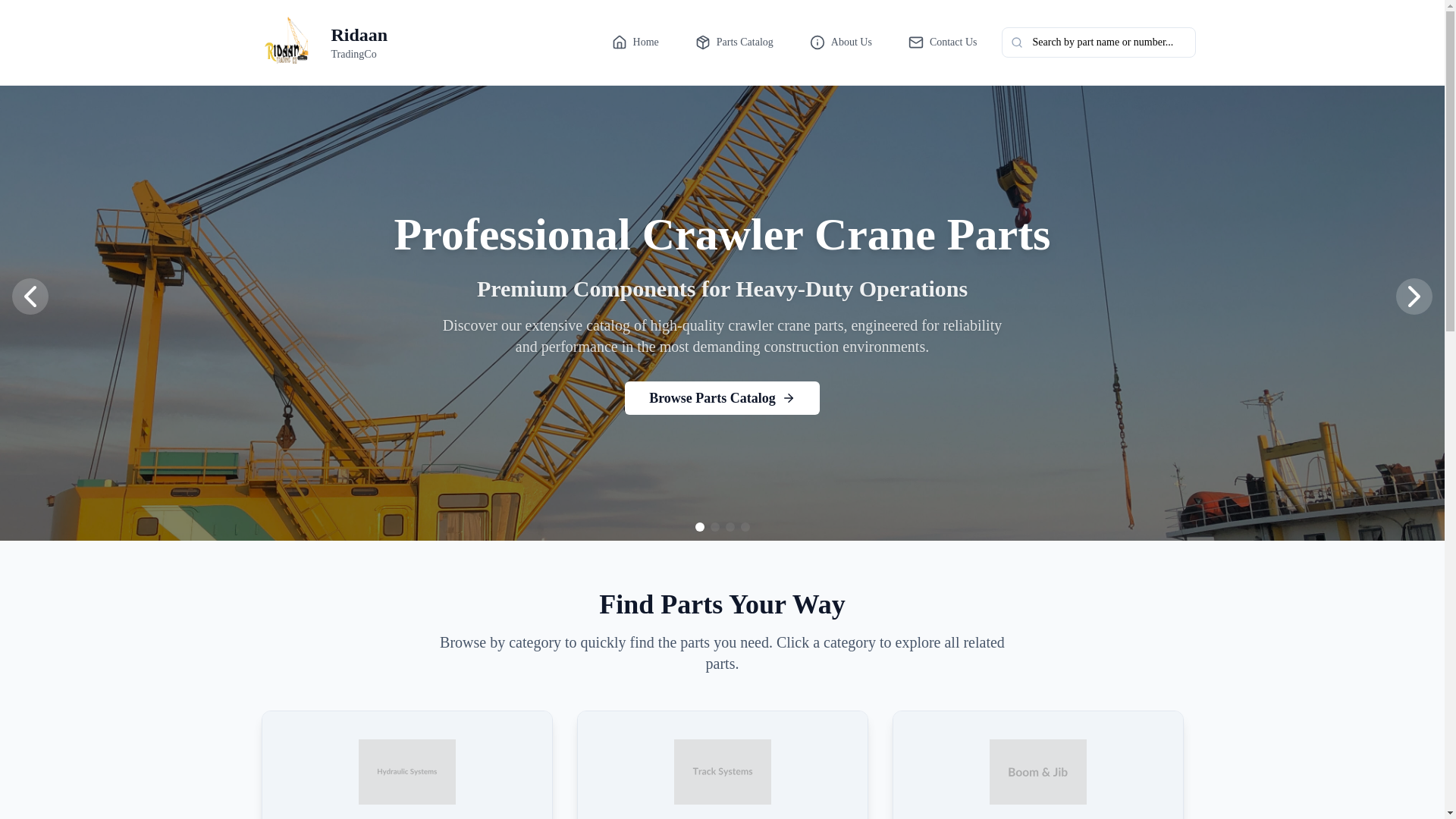website screenshot of https://ridaantrading-web.pages.dev/