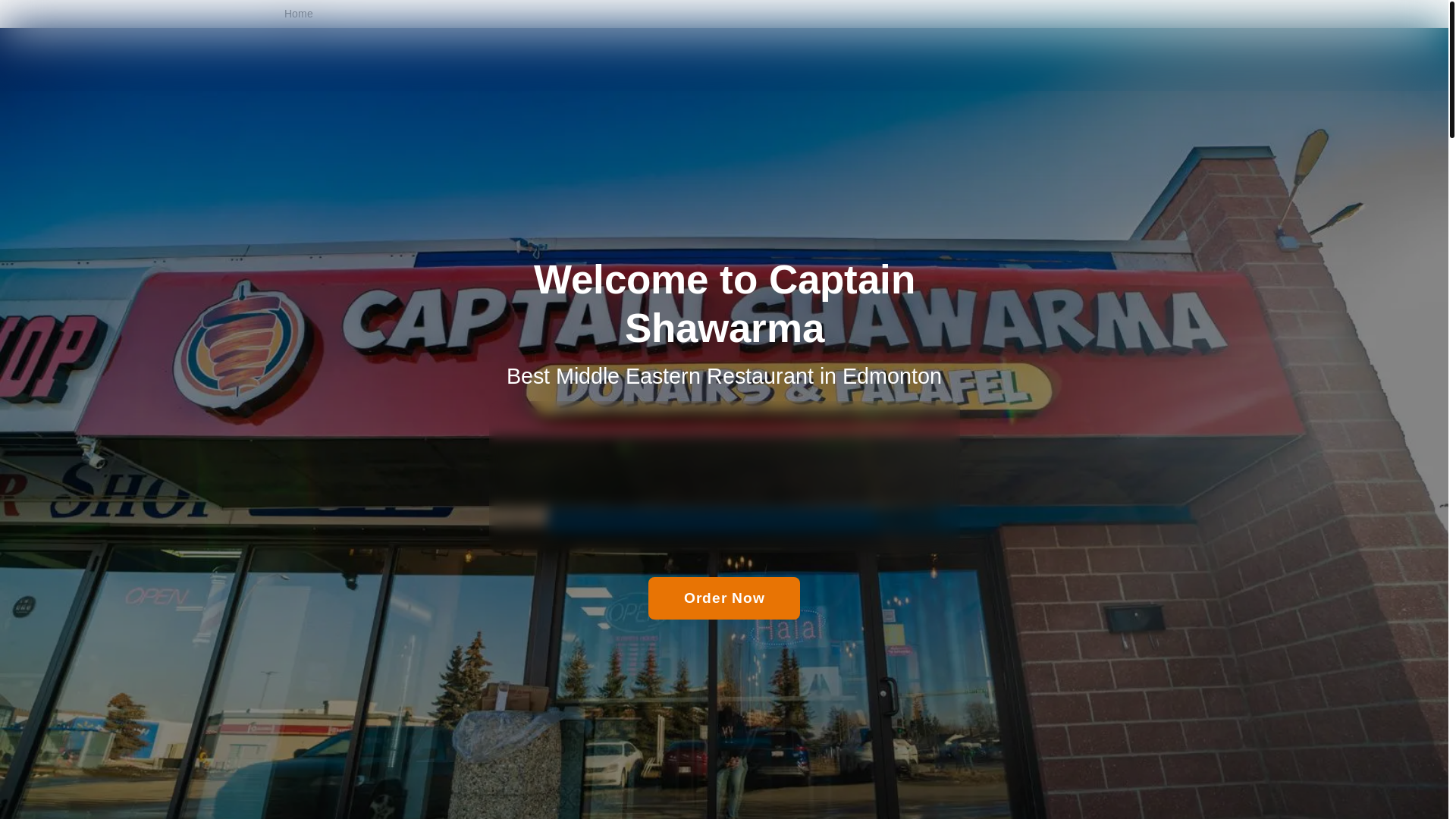 website screenshot of https://captain-shawarma.pages.dev/