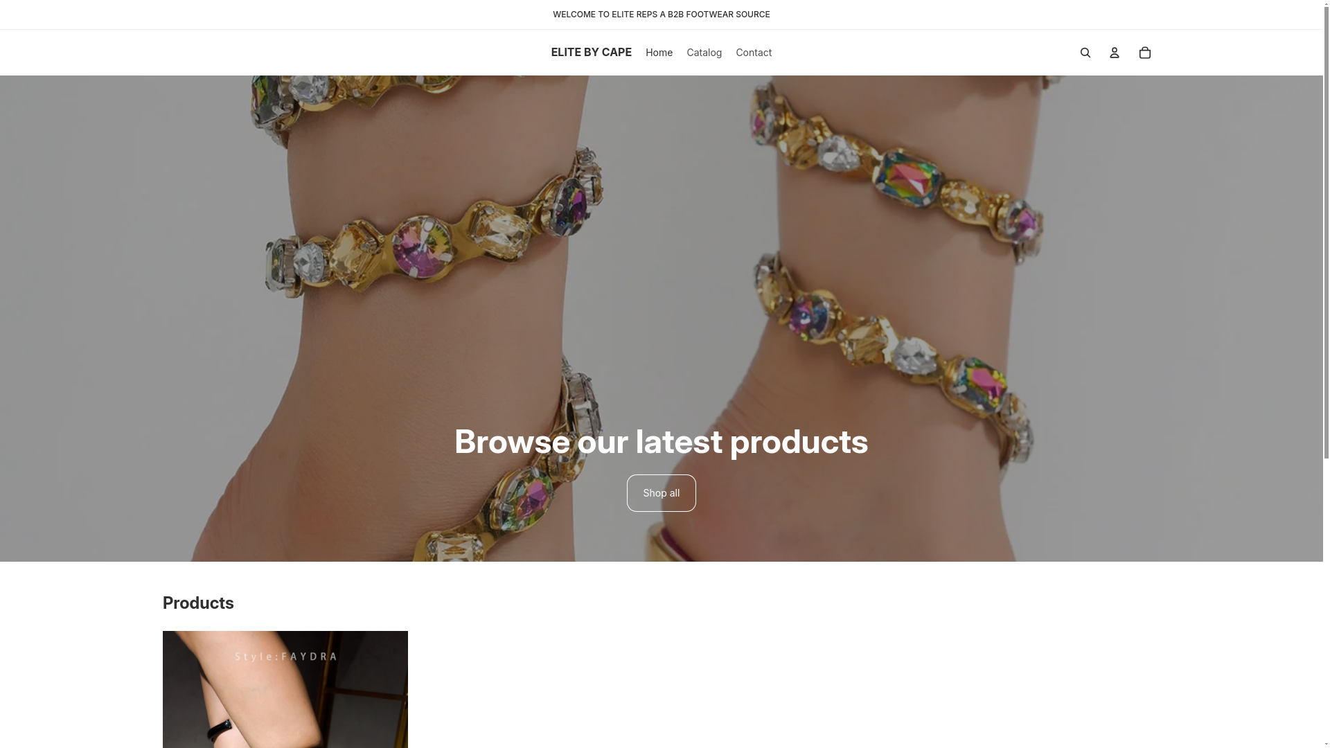 website screenshot of https://elitebycrobbin.com/