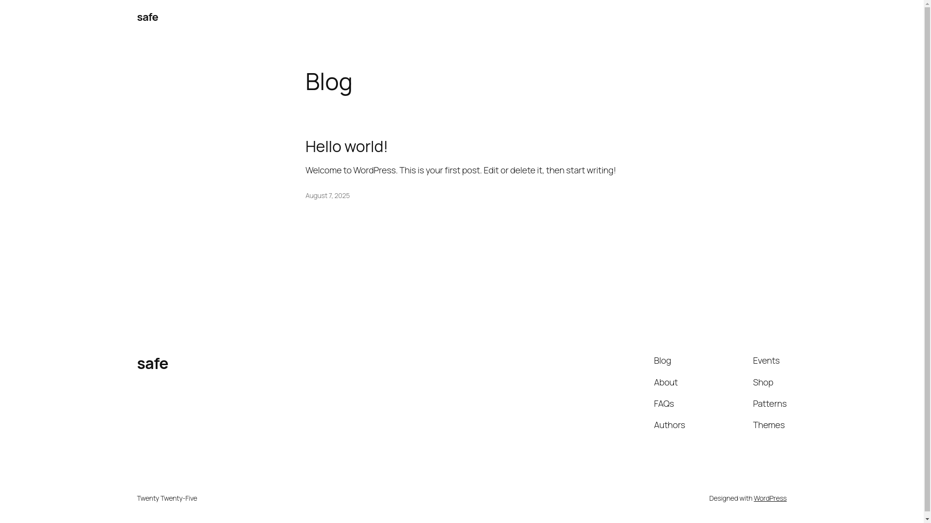 website screenshot of https://casranac.com/