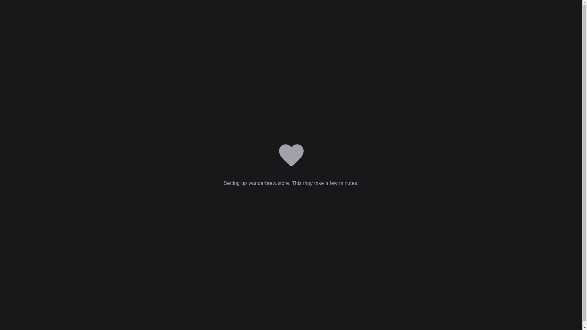 website screenshot of https://wanderbrew.store/