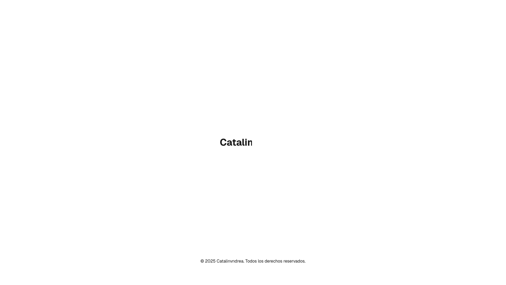 website screenshot of https://catalinvndrea.cl/