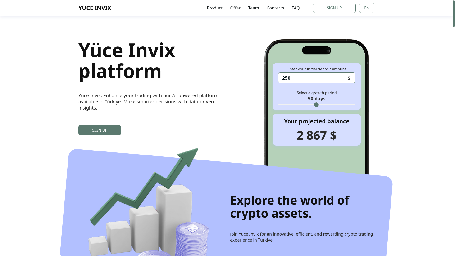 website screenshot of http://yuce-invix.com/