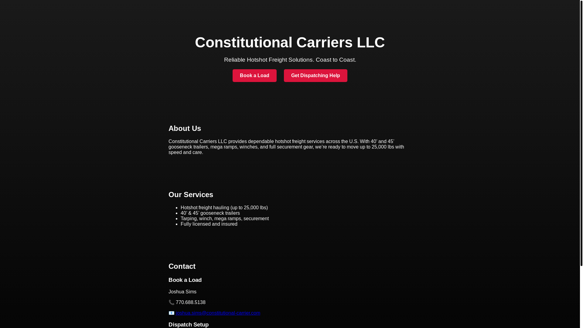 website screenshot of https://constitutional-carriers.pages.dev/