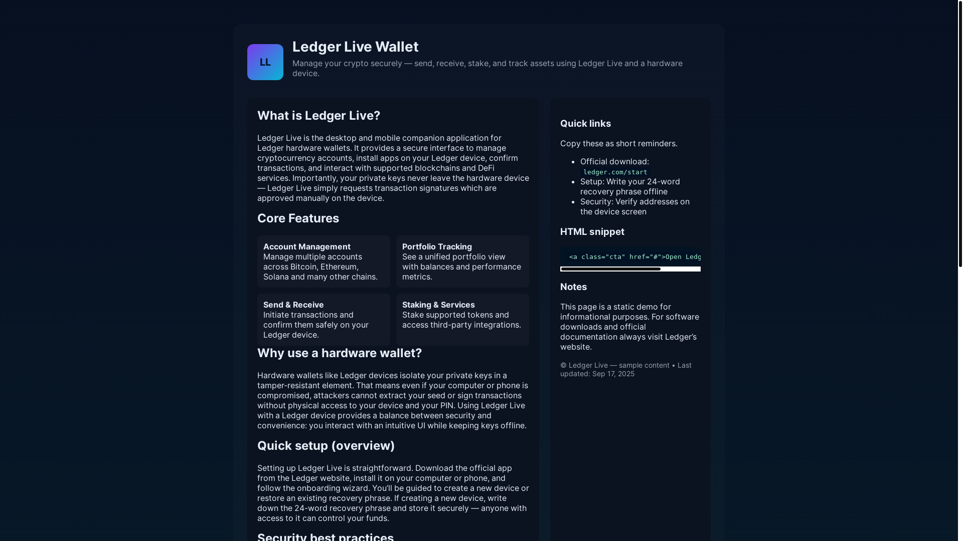 website screenshot of https://supports-liveledgr-us.pages.dev/