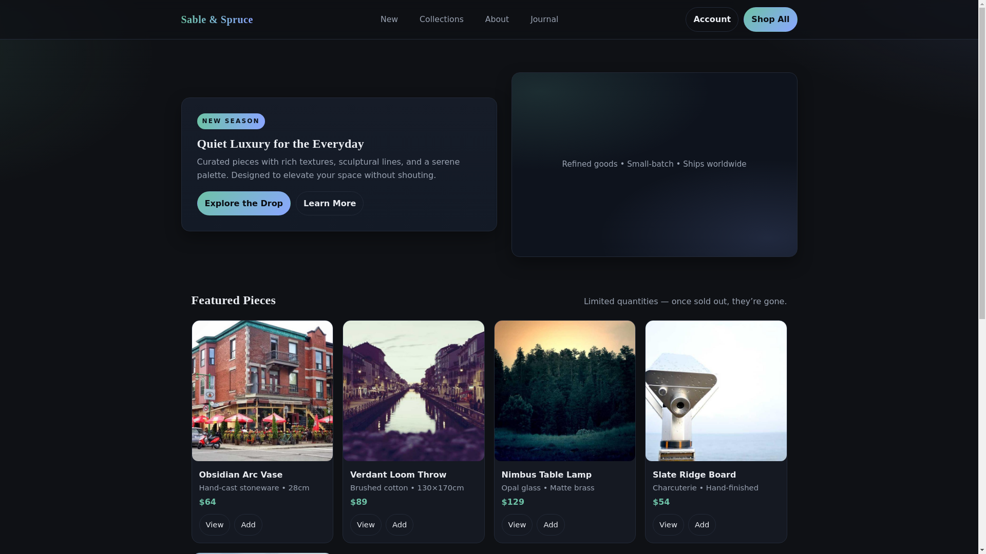 website screenshot of https://cinderstone-cvl.pages.dev/