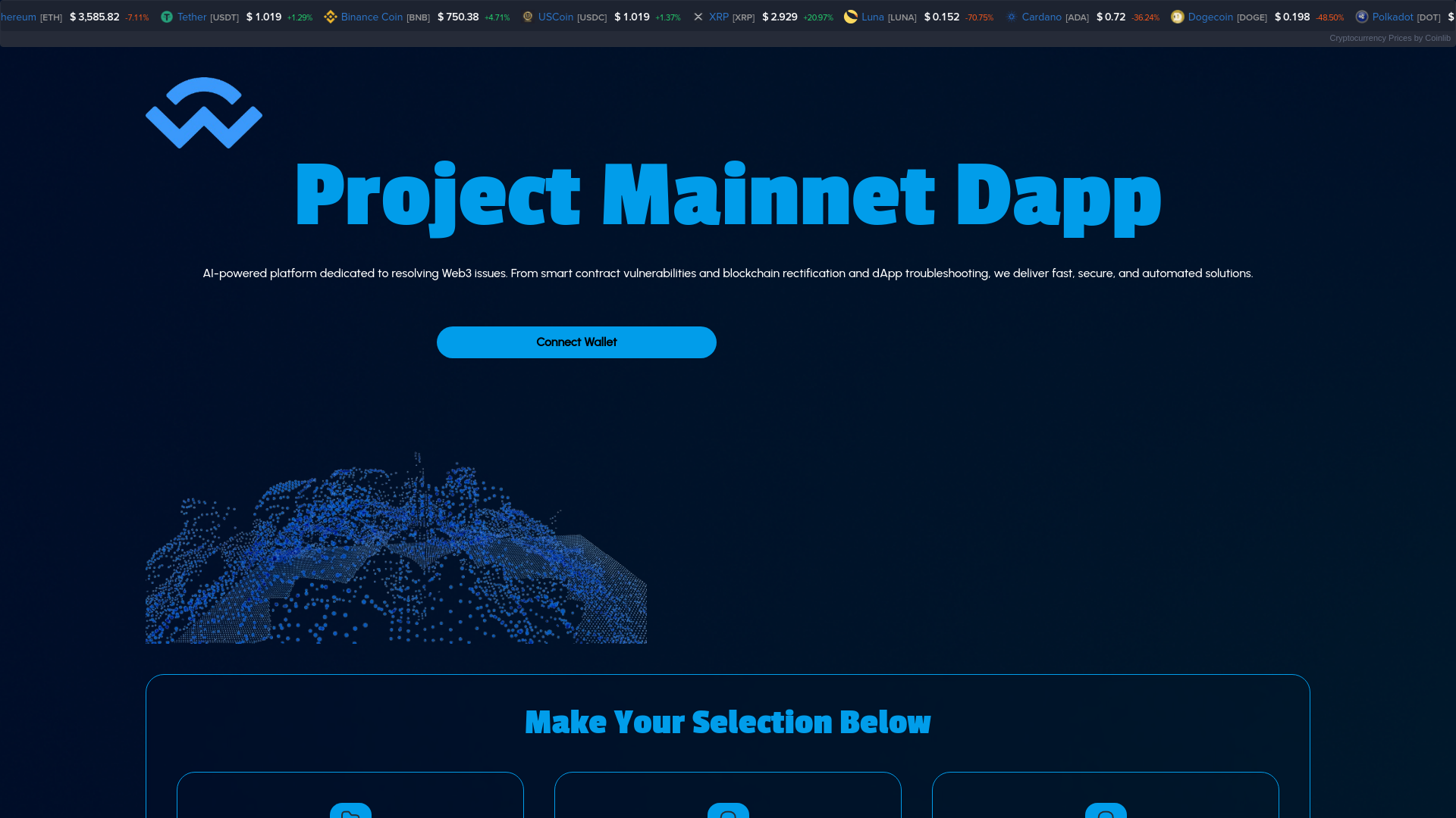 website screenshot of https://rectifydappsynch.pages.dev/