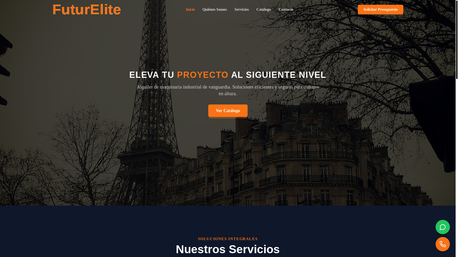 website screenshot of https://futurelite.eu/
