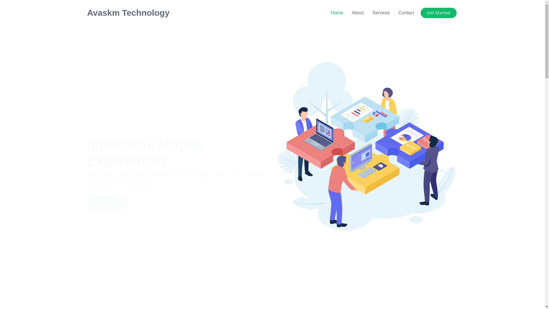 website screenshot of https://avaskm-technology.pages.dev/