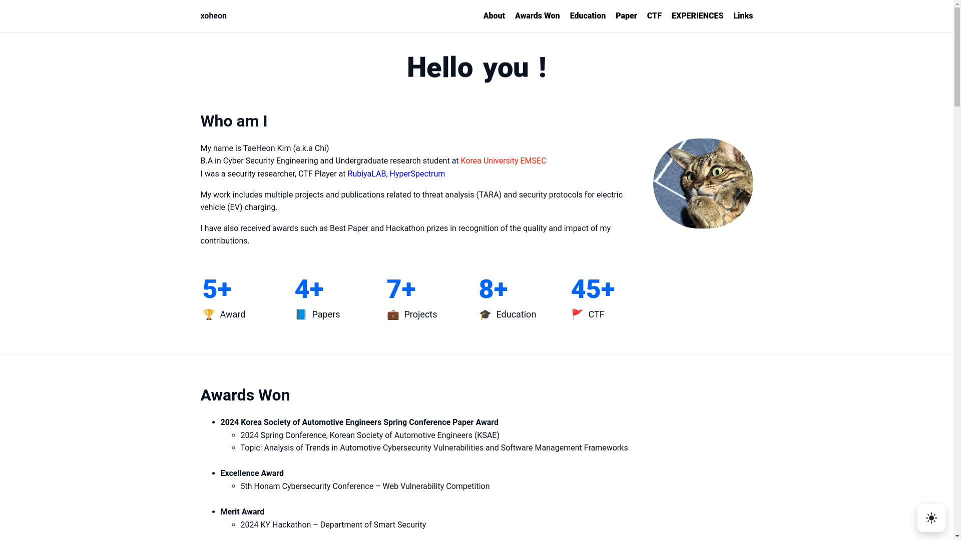 website screenshot of https://xoheon.my/