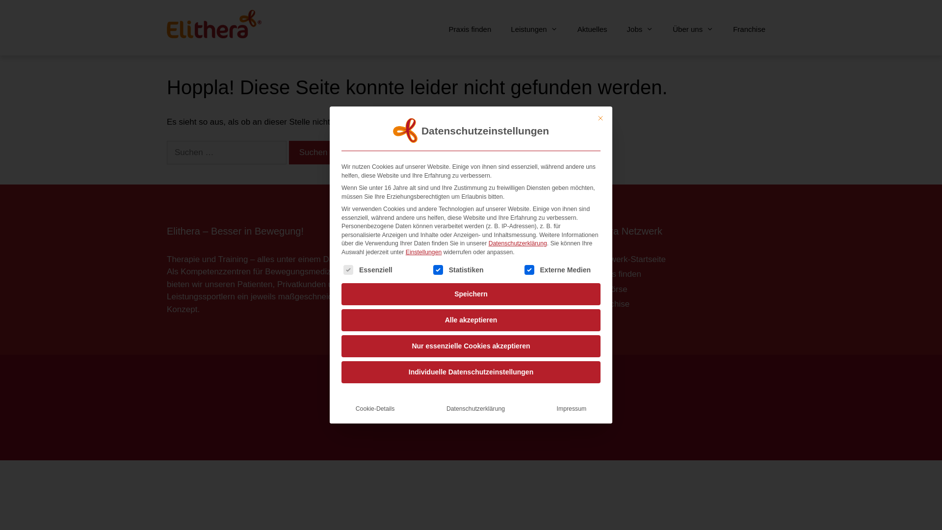website screenshot of https://elithera-dachau.de/