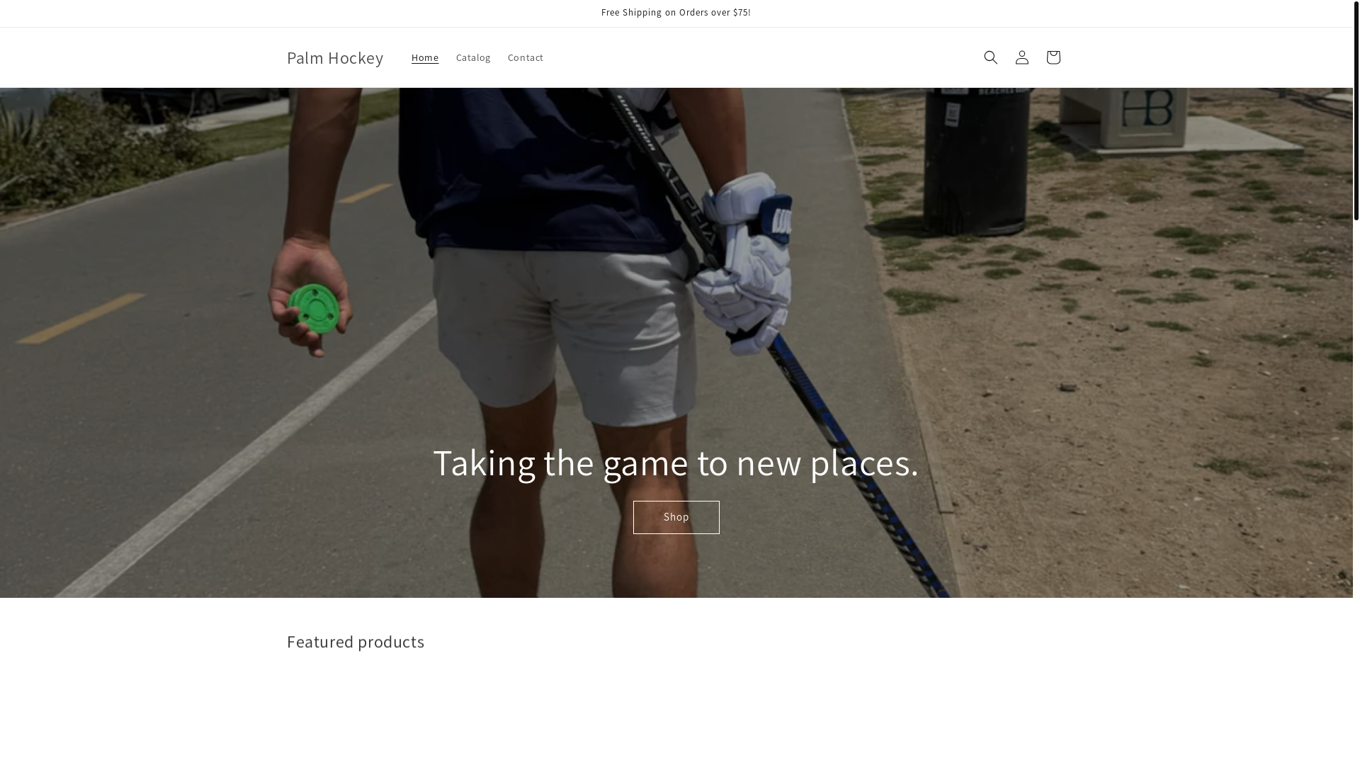 website screenshot of https://palmhockey.com.co/
