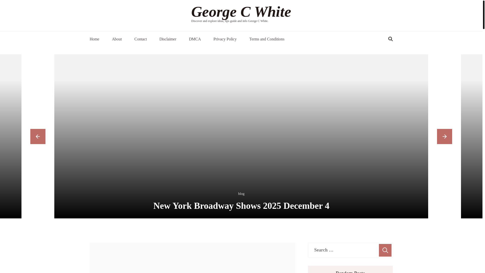 website screenshot of https://georgecwhitec.pages.dev/