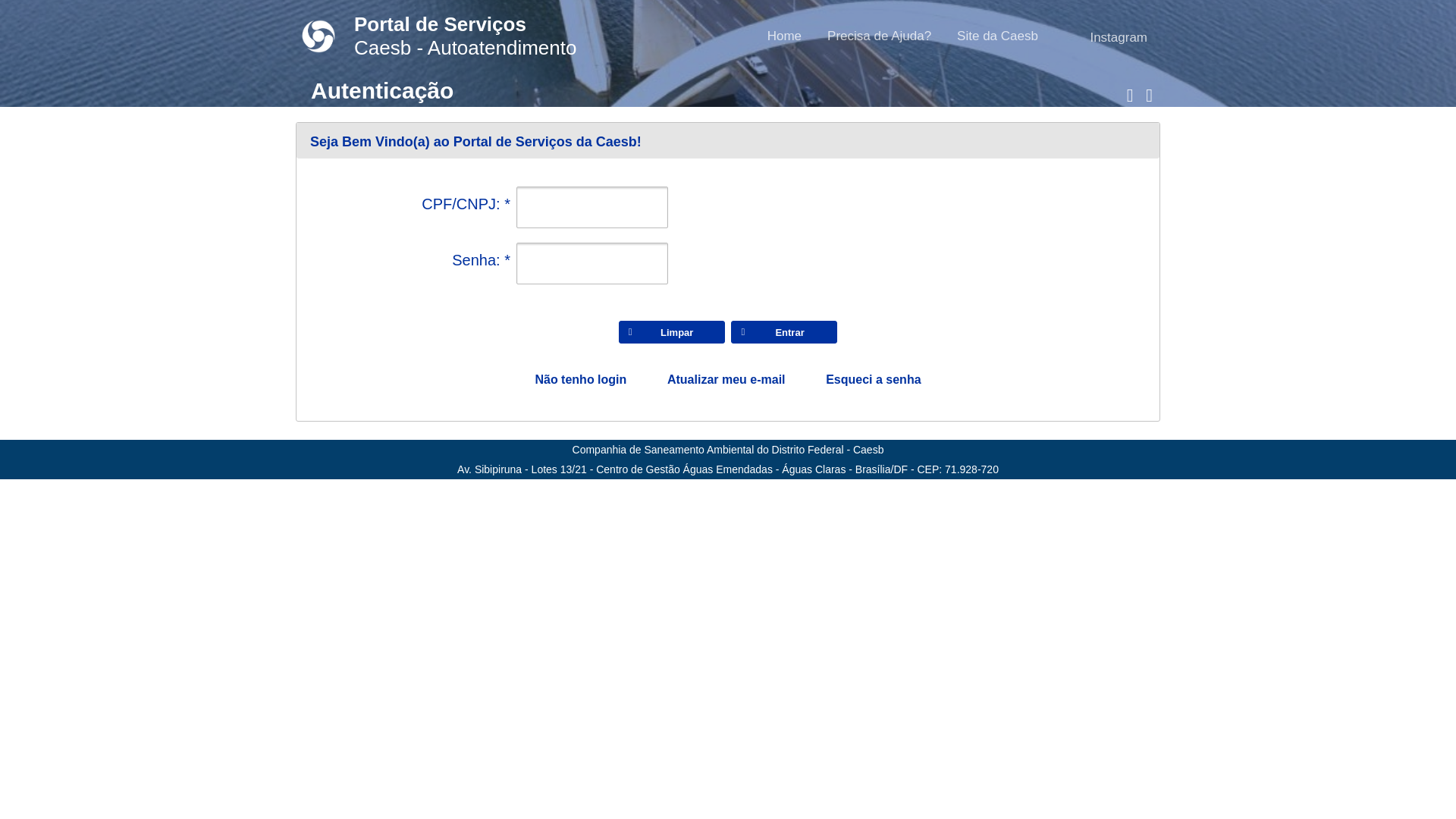 website screenshot of https://caesb-agua-do-df.site/