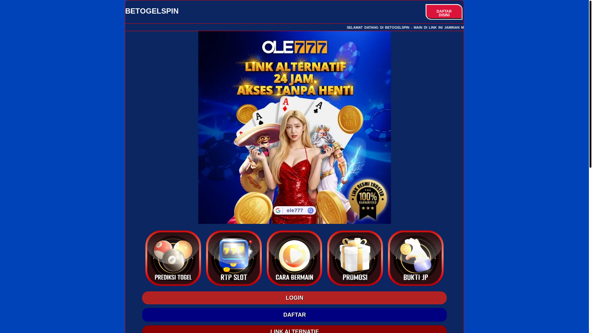 website screenshot of https://betogelspin.pages.dev/