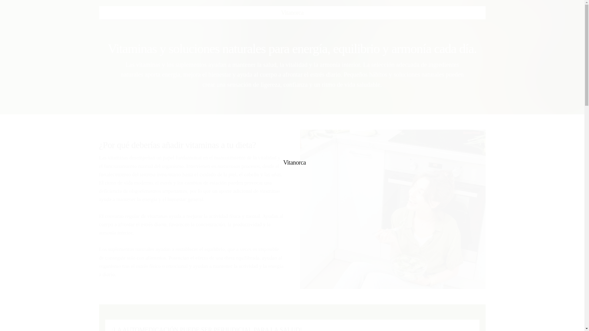 website screenshot of https://vitanorcaplus.info/