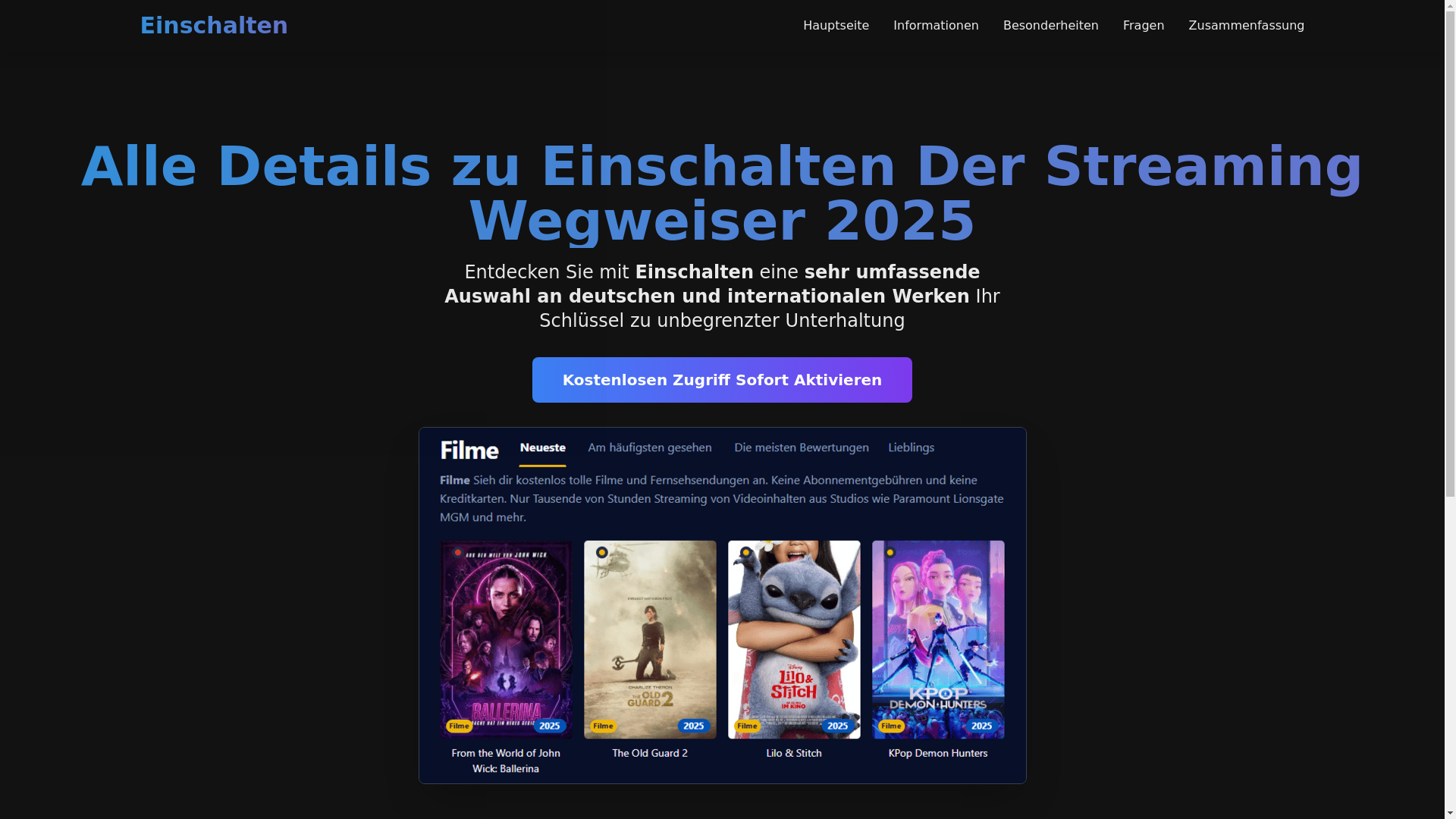 website screenshot of https://einschalten-wog1.pages.dev/