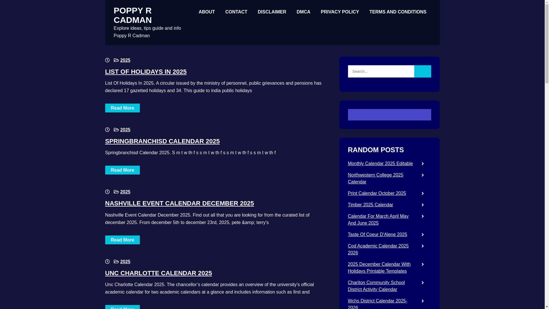 website screenshot of https://poppyrcadman.pages.dev/
