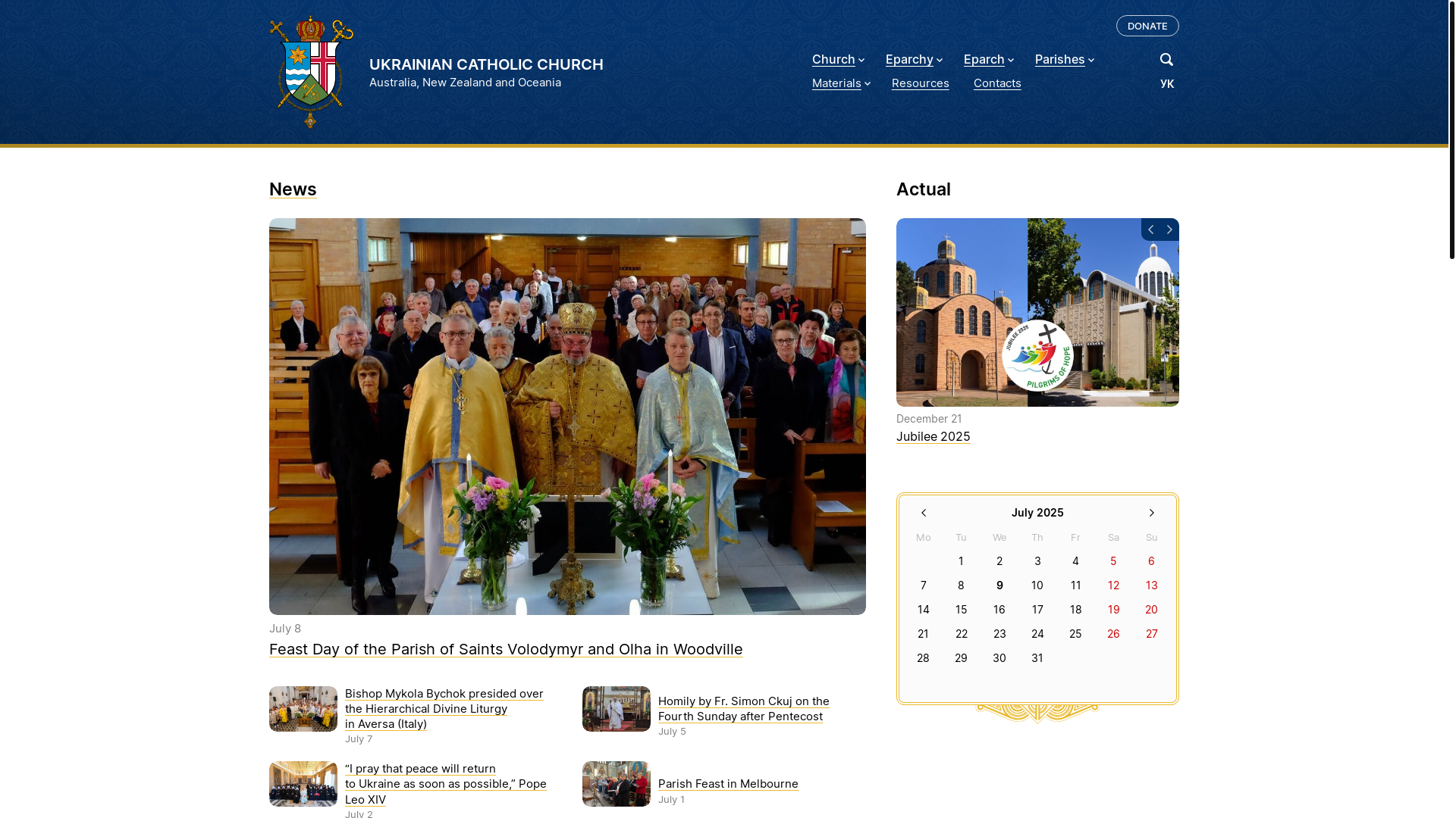 website screenshot of https://www.catholicukes.au/
