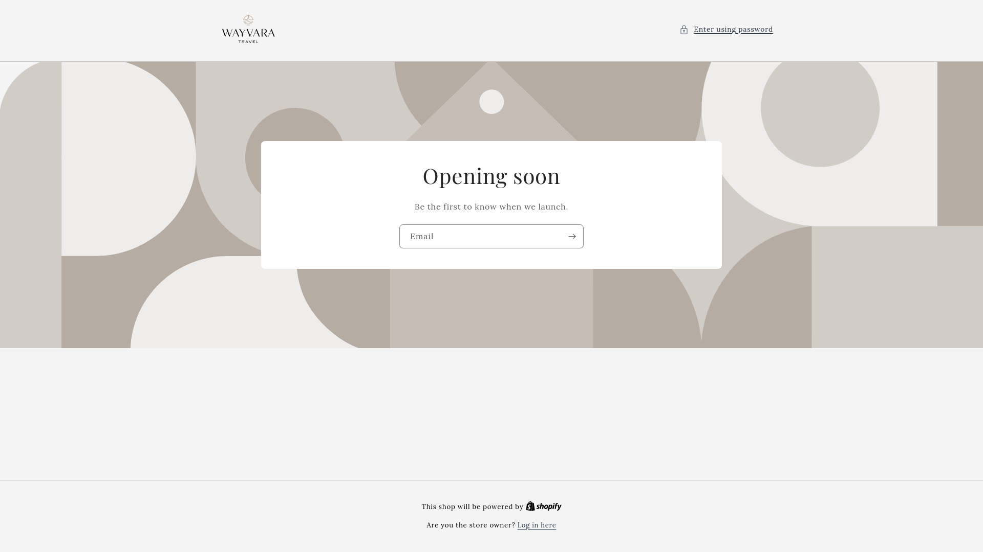 website screenshot of https://wayvaratravel.com/