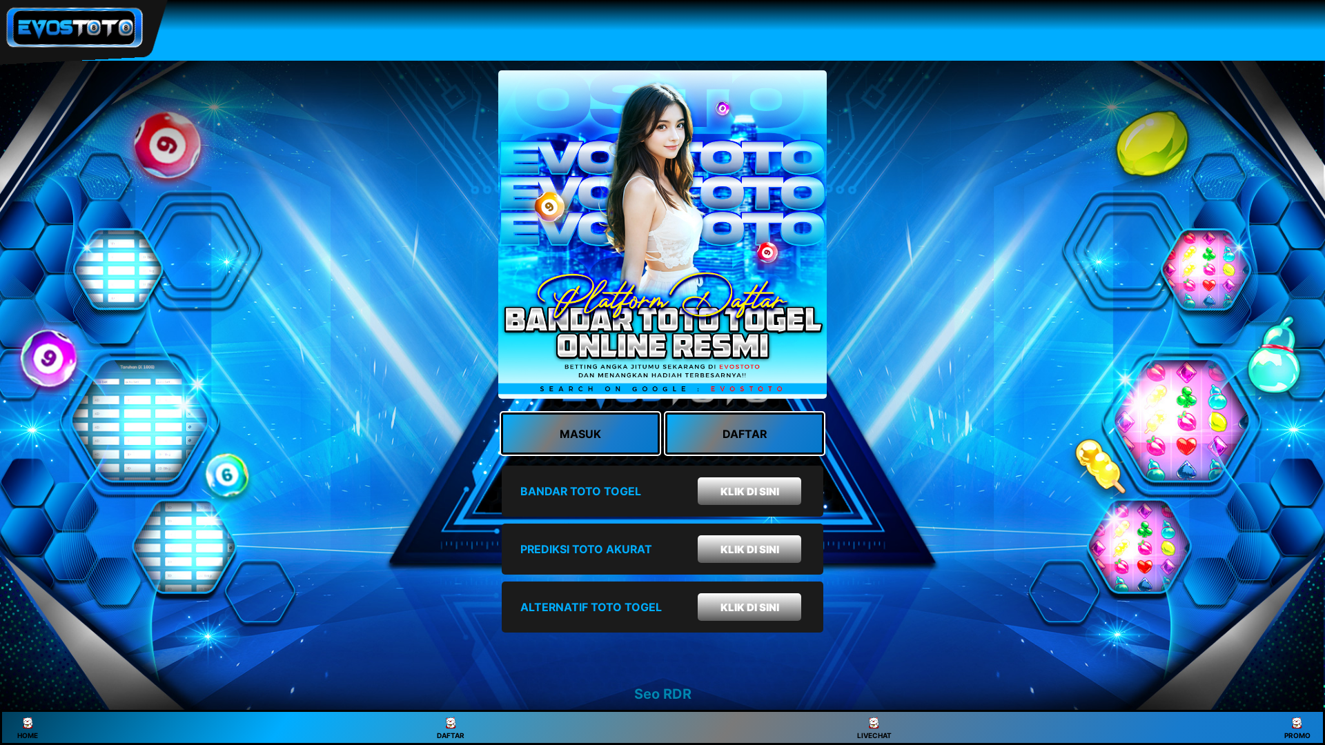 website screenshot of https://tahan-tikam-deik.pages.dev/