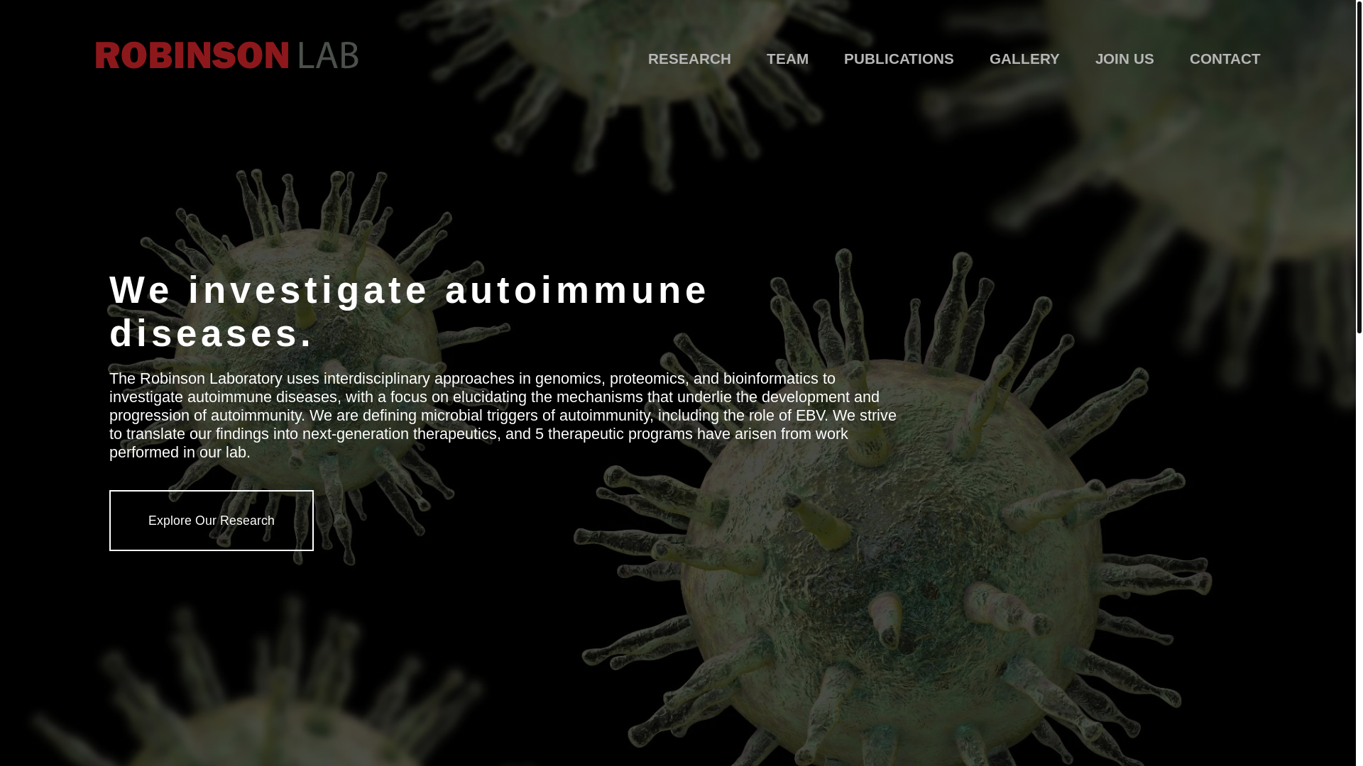 website screenshot of https://robinson-lab.pages.dev/
