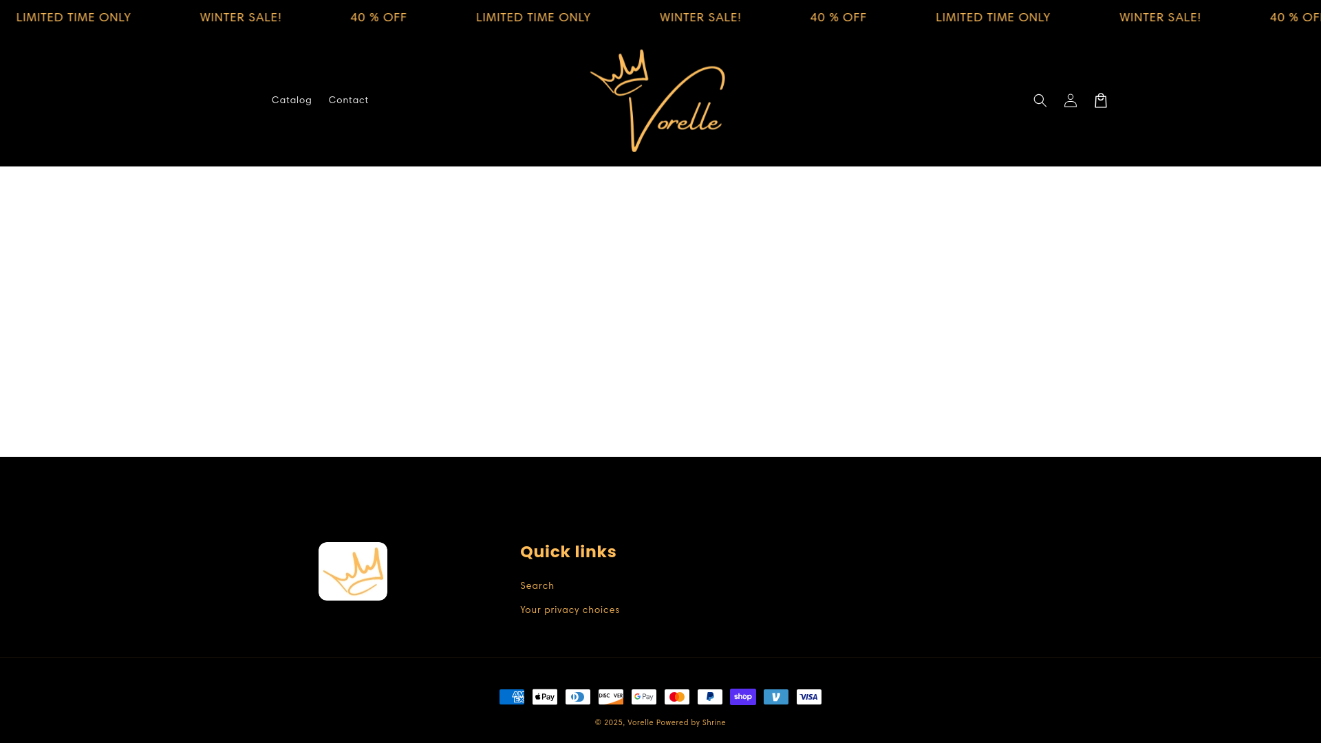 website screenshot of https://vorelle.org/