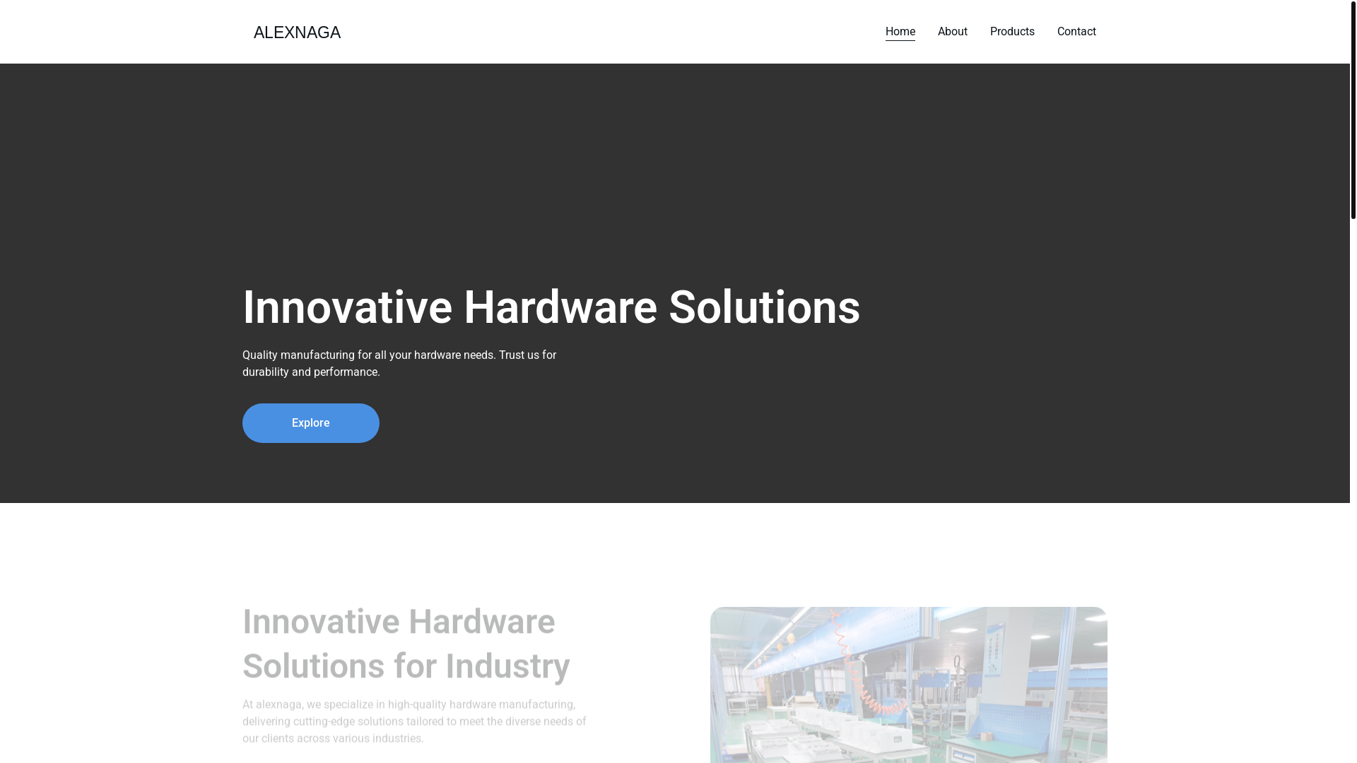 website screenshot of https://alexnaga.com/