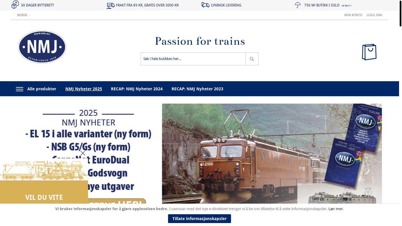 website screenshot of https://www.nmj.no/