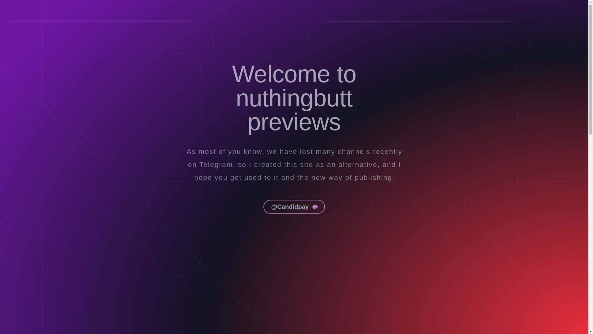 website screenshot of https://nuthingbuttpreviews.com/