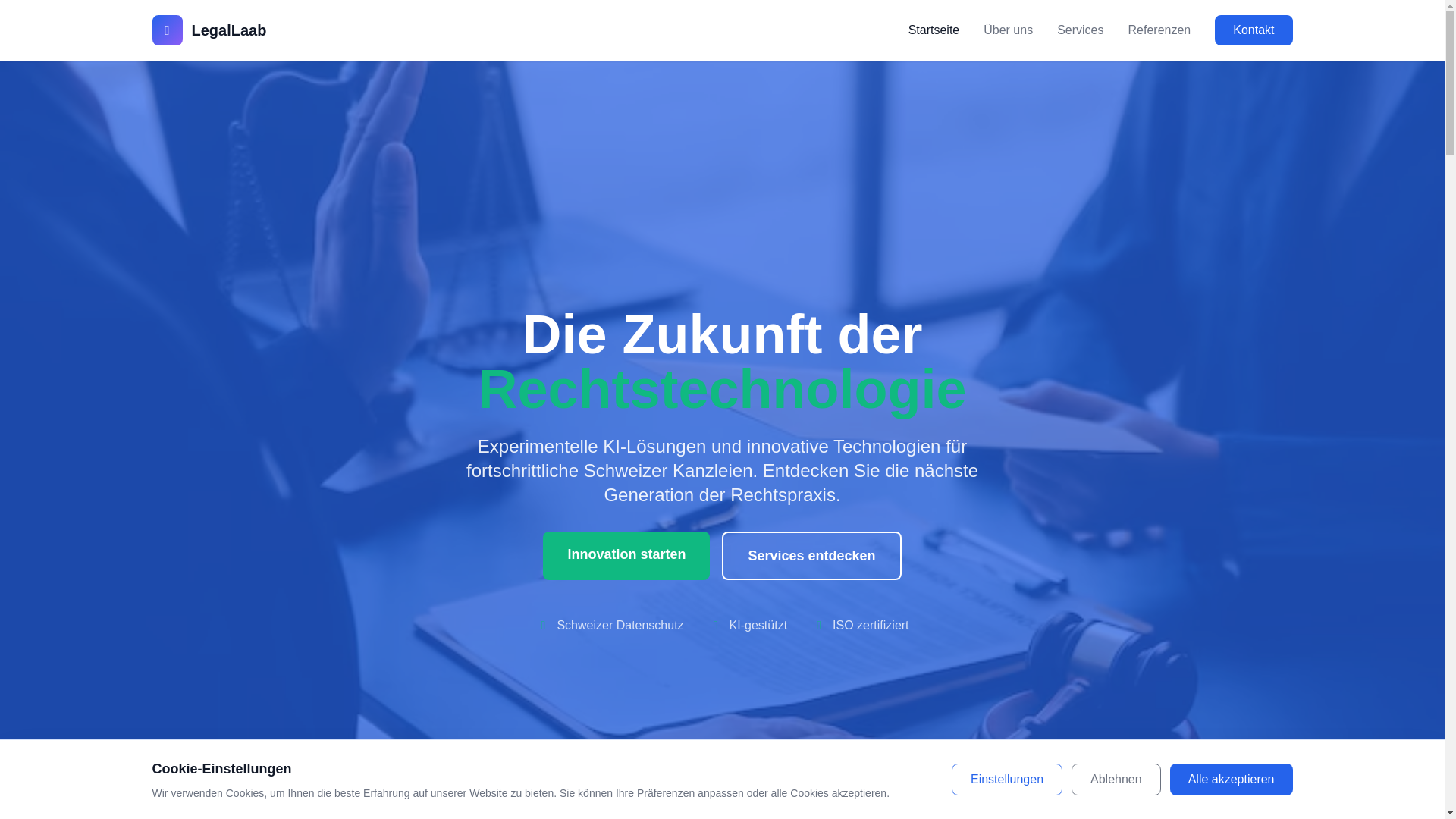 website screenshot of https://legallaab.com/