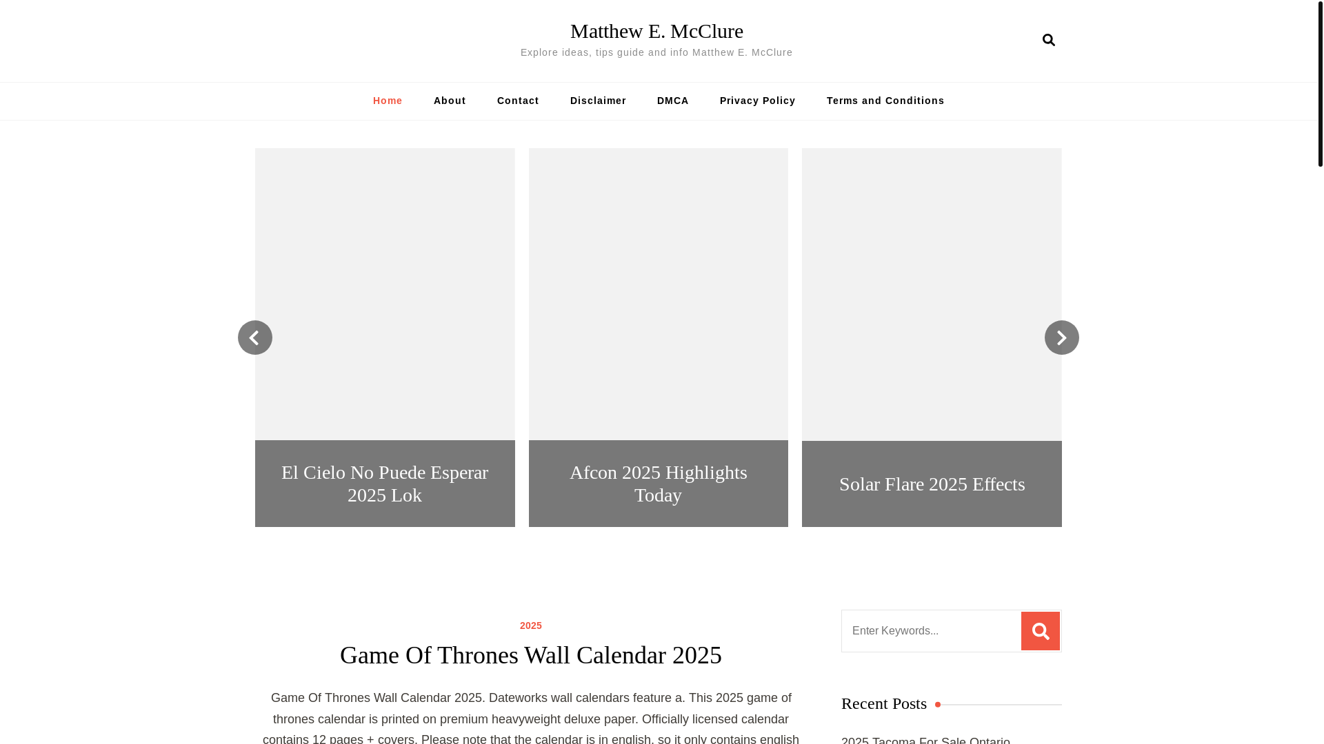 website screenshot of https://matthewemcclure.pages.dev/