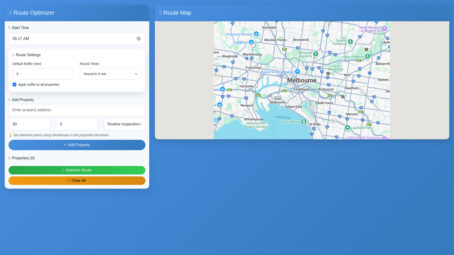 website screenshot of https://fieldroutemaster.com/